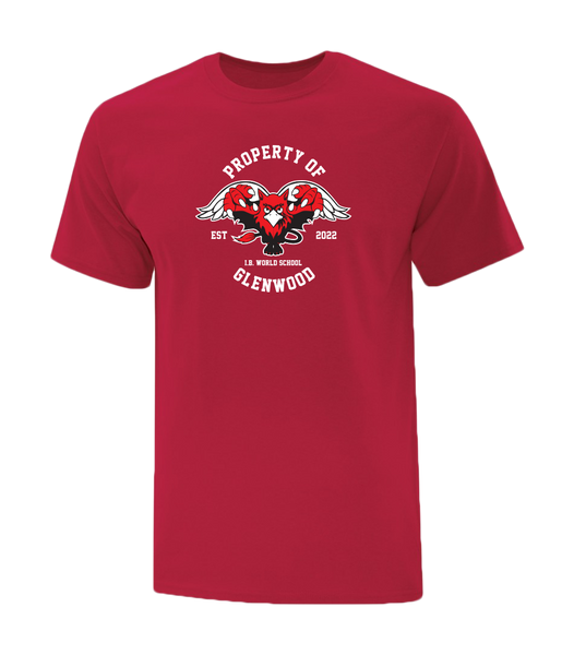 Glenwood Youth Cotton T-Shirt with Printed logo