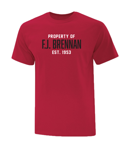 Property of F.J. Brennan Adult Cotton Short Sleeve