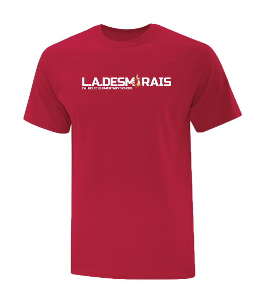 LAD Adult Cotton T-Shirt with Printed logo