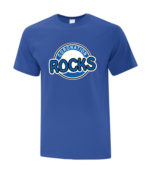 Coronation ROCKS Cotton Adult T-Shirt with Printed logo
