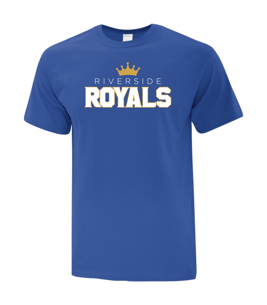 Royals Adult 'Outline Block' Cotton Tee