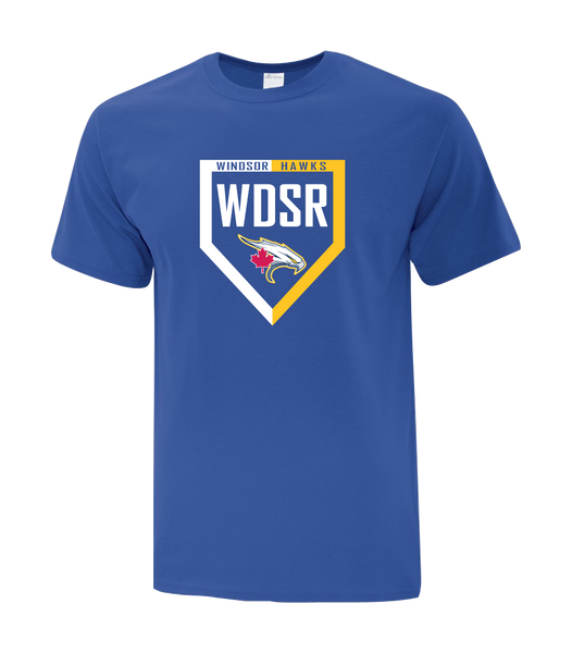 WDSR Adult Cotton T-Shirt with Printed logo