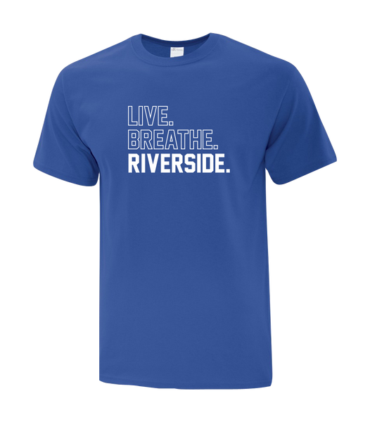 Live Breathe Riverside Adult Cotton Tee