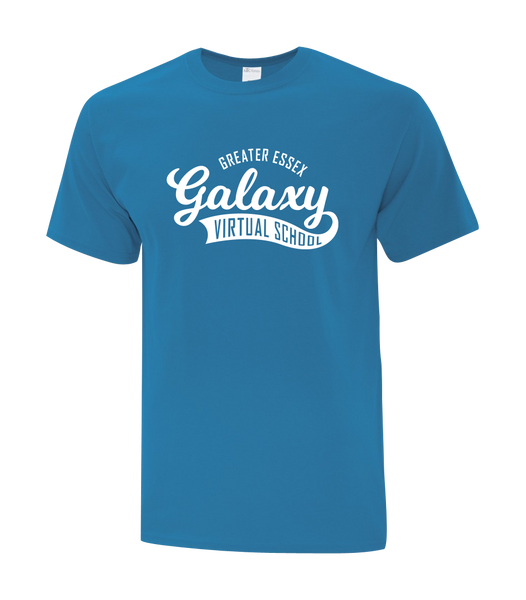 Galaxy Staff Adult Cotton T-Shirt with Printed logo