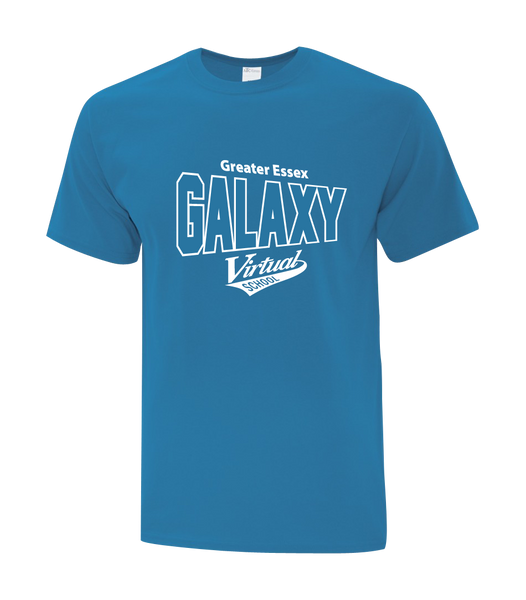 Galaxy Virtual School Adult Cotton T-Shirt with Printed logo