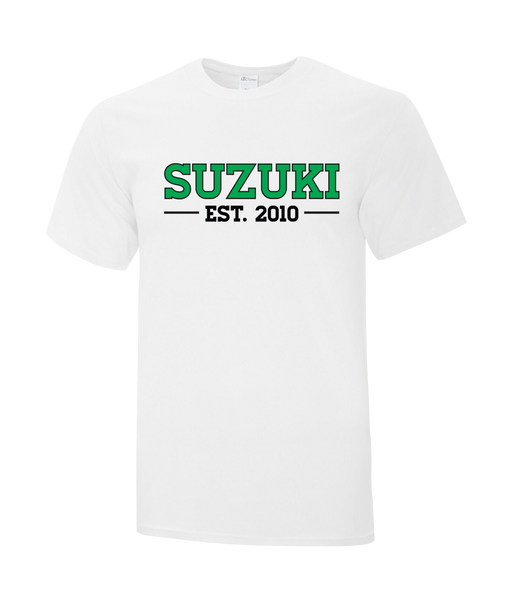 YOUTH Suzuki EST 2010 Public School Cotton T-Shirt with Printed logo