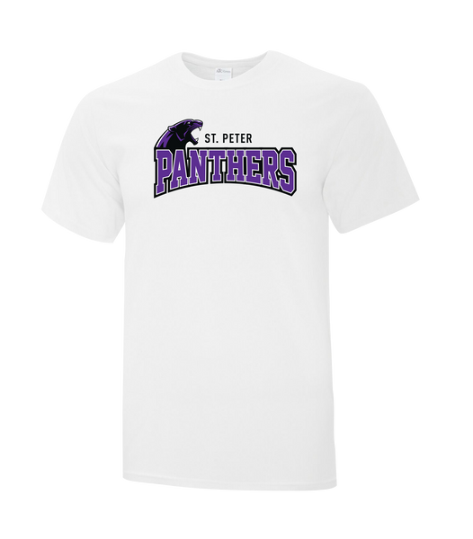 St. Peter Panthers Youth Cotton T-Shirt with Printed logo