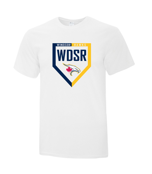 WDSR Adult Cotton T-Shirt with Printed logo