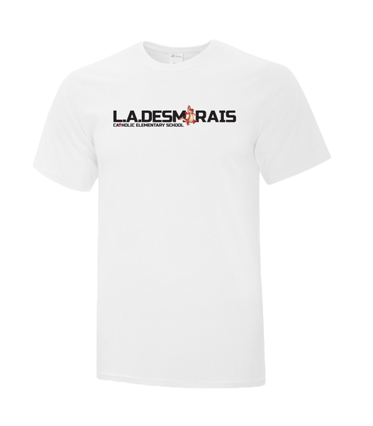 LAD Adult Cotton T-Shirt with Printed logo