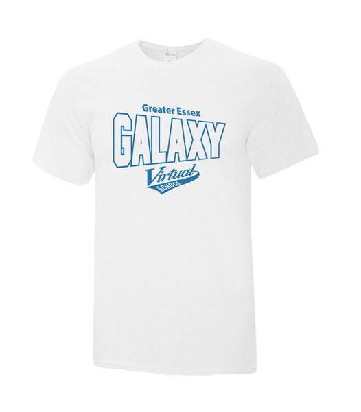 Galaxy Virtual School Staff Adult Cotton T-Shirt with Printed logo