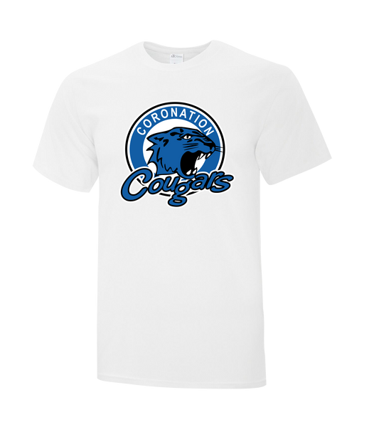 Cougars Cotton Adult T-Shirt with Printed logo