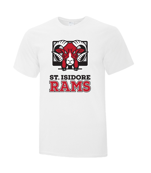 Rams Youth Cotton T-Shirt with Printed logo
