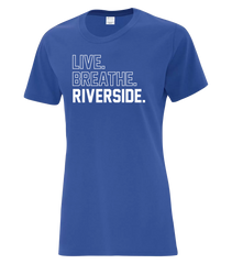 Live Breathe Riverside Ladies Cotton Tee