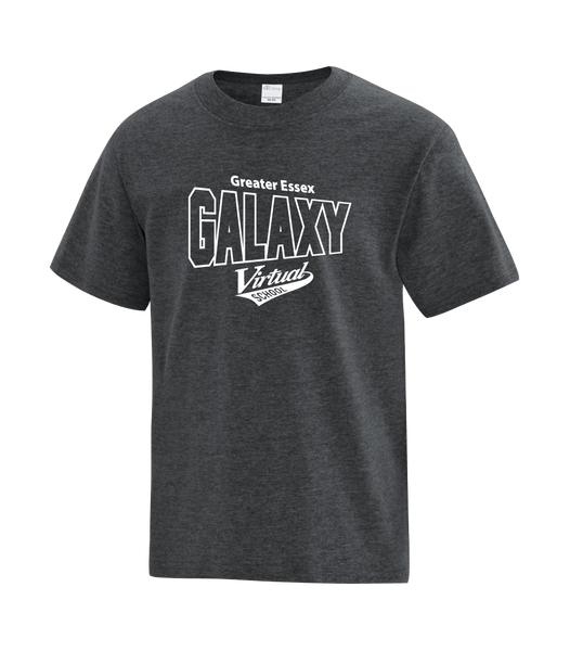 Galaxy Virtual School Youth Cotton T-Shirt with Printed logo