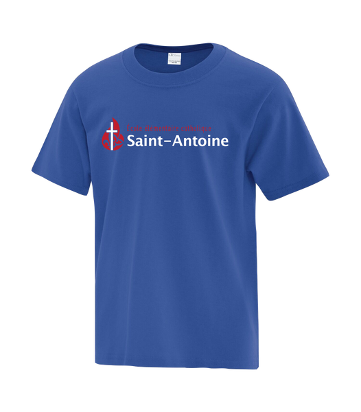 Saint-Antoine Youth Cotton T-Shirt with Printed logo