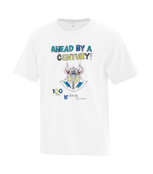 AHEAD BY A CENTURY Youth Cotton T-Shirt with Printed logo