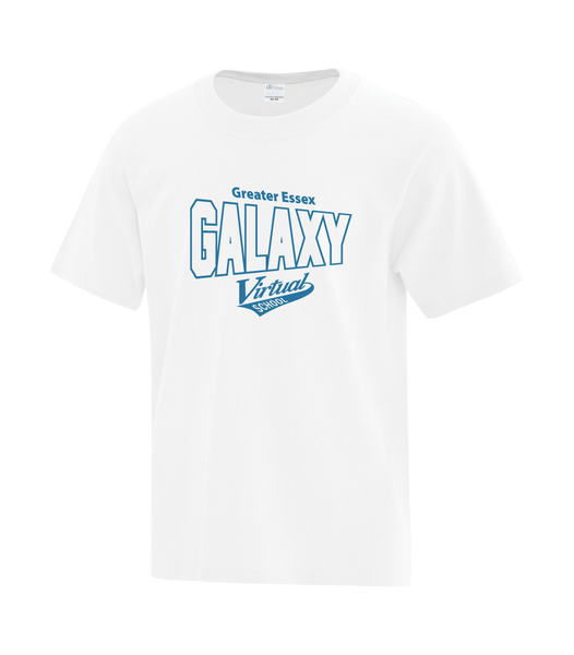 Galaxy Virtual School Youth Cotton T-Shirt with Printed logo
