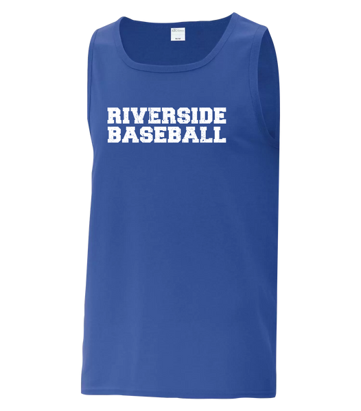 Riverside Baseball 'Distressed' Adult Cotton Tanktop
