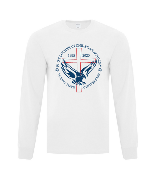 Youth 25th Anniversary Cotton Long Sleeve with Printed Logo