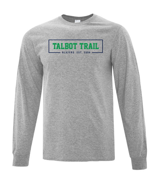 Talbot Trail Adult Cotton Long Sleeve with Printed Logo