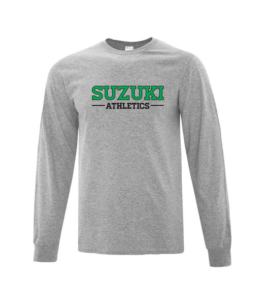 YOUTH Suzuki Athletics Cotton Long Sleeve with Printed Logo