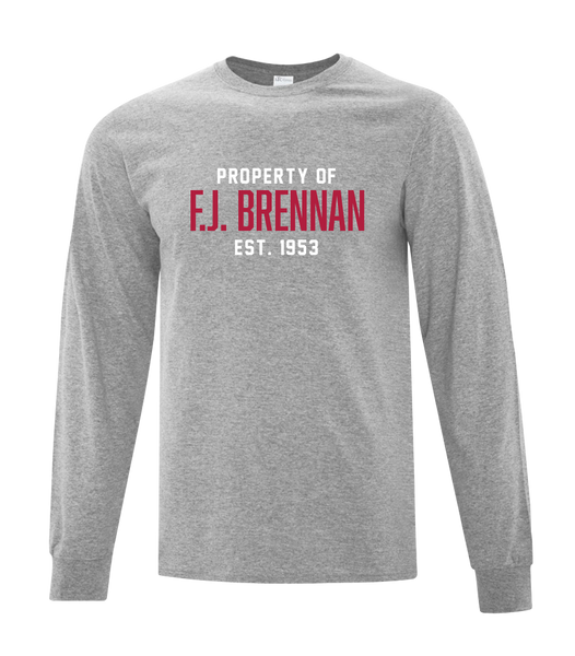 Property of F.J. Brennan Adult Cotton Long Sleeve