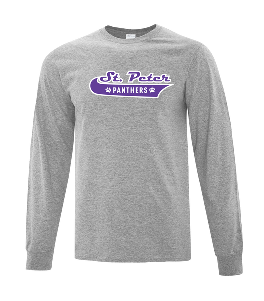 St. Peter Adult Cotton Long Sleeve with Printed Logo