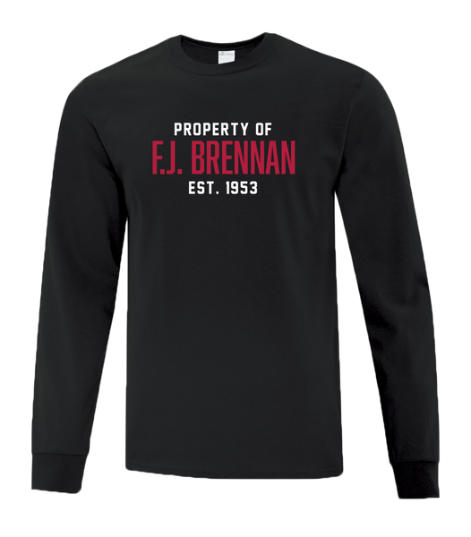 Property of F.J. Brennan Adult Cotton Long Sleeve