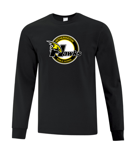 Hetherington Adult Cotton Long Sleeve with Printed Logo