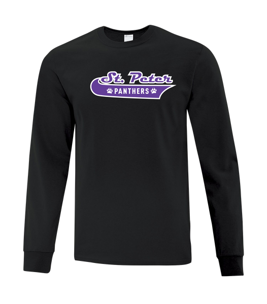 St. Peter Youth Cotton Long Sleeve with Printed Logo