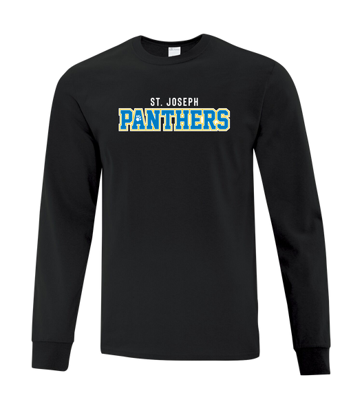 St. Joseph Adult Cotton Long Sleeve with Printed Logo