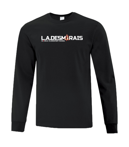 LAD Adult Cotton Long Sleeve with Printed Logo