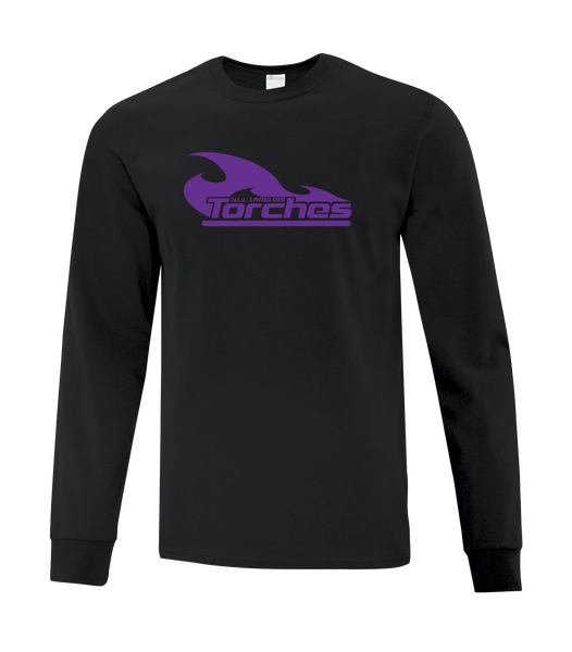 Torches Youth Cotton Long Sleeve with Printed Logo
