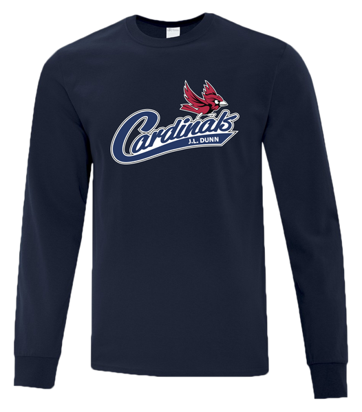 Cardinals Youth Cotton Long Sleeve with Printed Logo