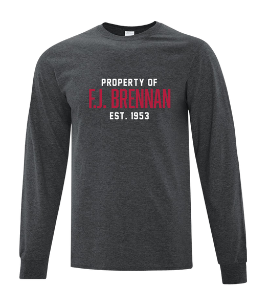 Property of F.J. Brennan Adult Cotton Long Sleeve