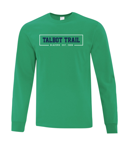 Talbot Trail Youth Cotton Long Sleeve with Printed Logo
