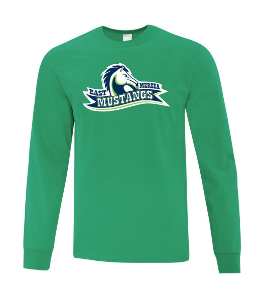 East Mersea Adult Cotton Long Sleeve with Printed Logo