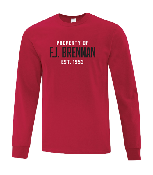 Property of F.J. Brennan Adult Cotton Long Sleeve