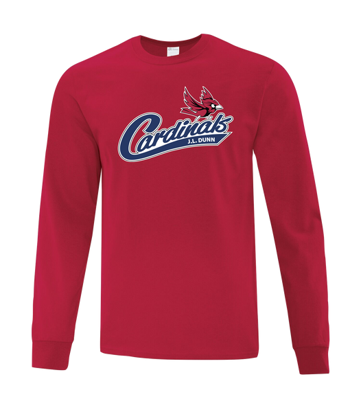 Cardinals Youth Cotton Long Sleeve with Printed Logo