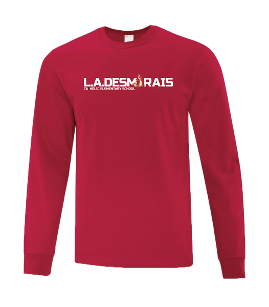 LAD Youth Cotton Long Sleeve with Printed Logo