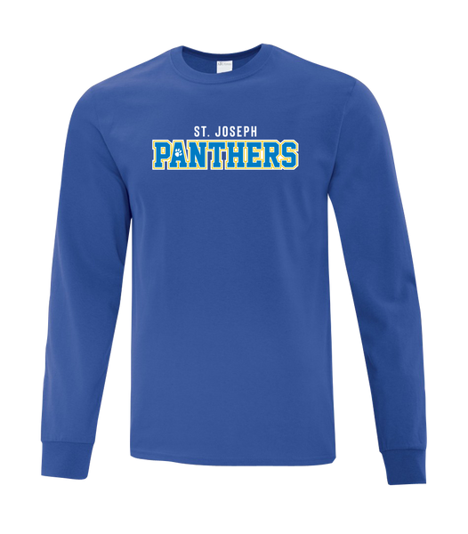St. Joseph Youth Cotton Long Sleeve with Printed Logo