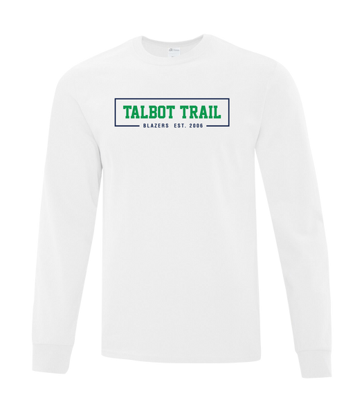 Talbot Trail Youth Cotton Long Sleeve with Printed Logo