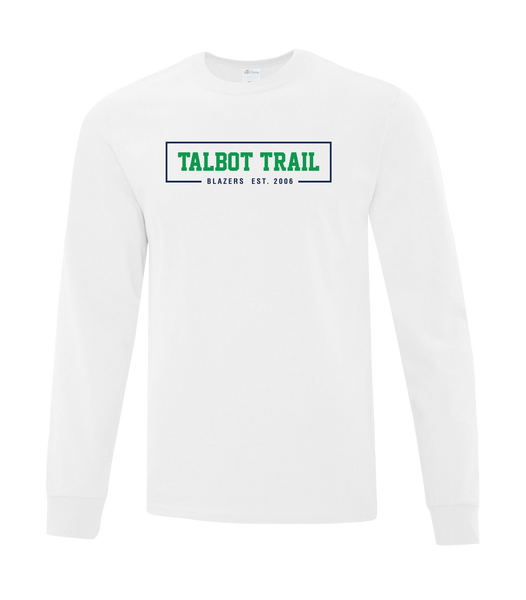 Talbot Trail Adult Cotton Long Sleeve with Printed Logo