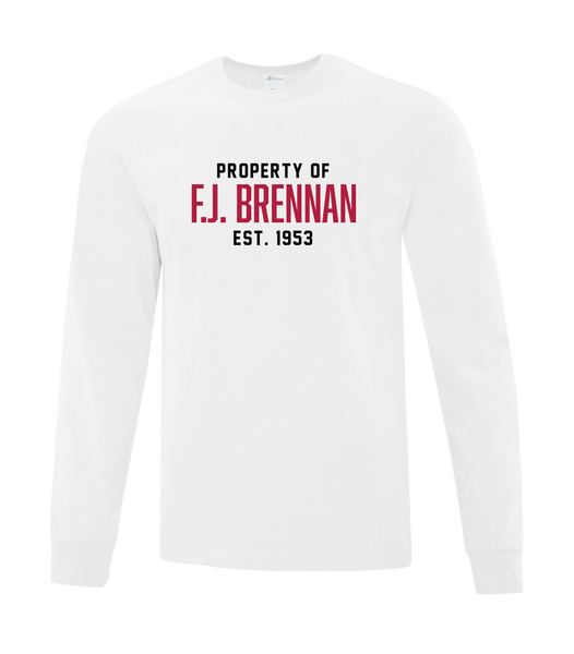 Property of F.J. Brennan Adult Cotton Long Sleeve