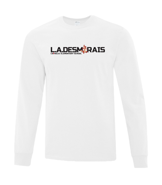 LAD Youth Cotton Long Sleeve with Printed Logo