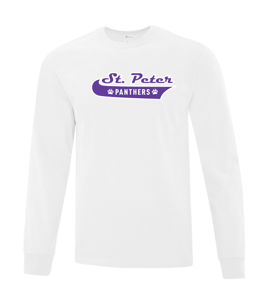 St. Peter Youth Cotton Long Sleeve with Printed Logo