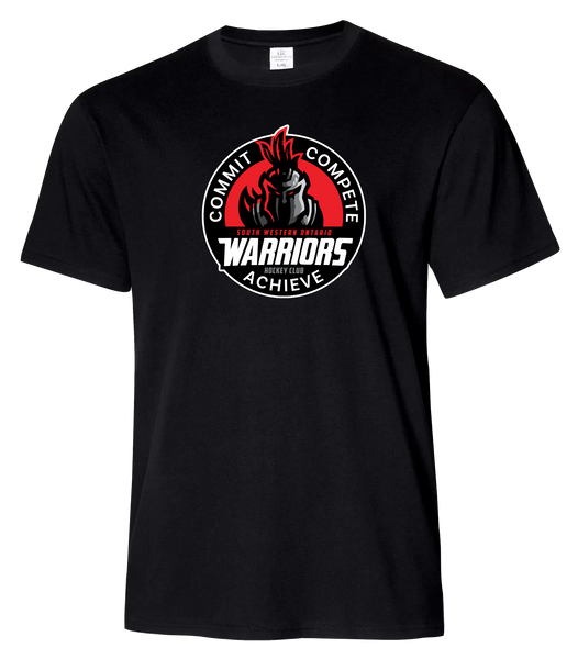 SWO Warriors Badge Youth Cotton T-Shirt with Printed Logo