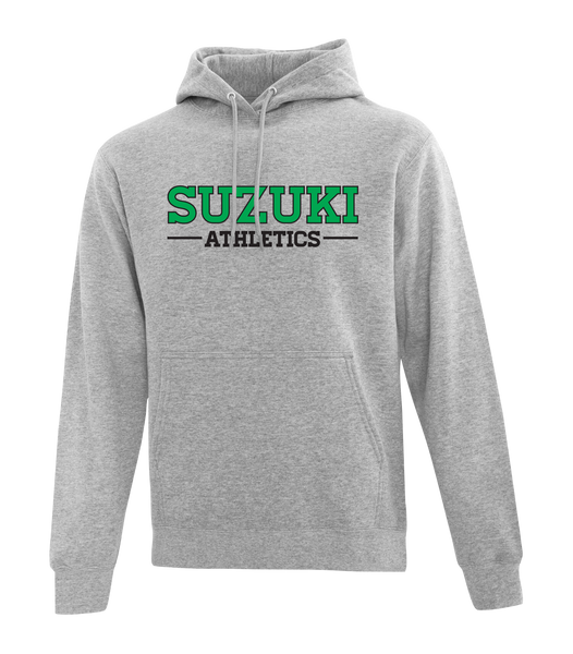 ADULT Suzuki Athletics Cotton Pull Over Hooded Sweatshirt with Printed Logo
