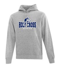 Huskies Cotton Pull Over Hooded Sweatshirt with Printed Logo YOUTH