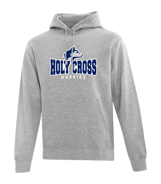 Huskies Cotton Pull Over Hooded Sweatshirt with Embroidered Logo ADULT